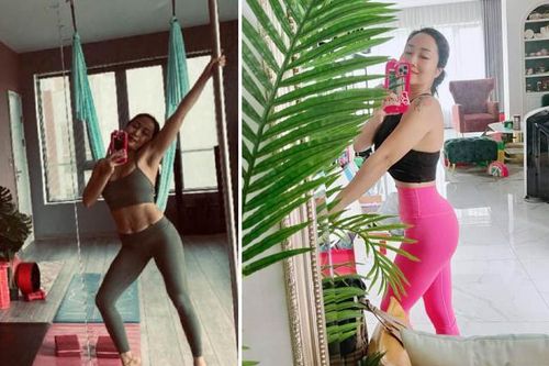Khoe cơ bụng hoàn hảo sau 5 năm 3 lần sinh, MC Ốc Thanh Vân vẫn than một chuyện