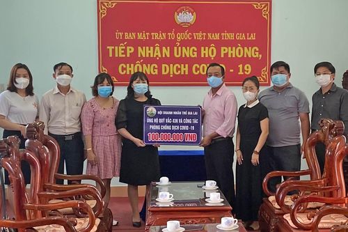 Hội Doanh nhân trẻ Gia Lai ủng hộ 120 triệu đồng phòng-chống dịch Covid-19
