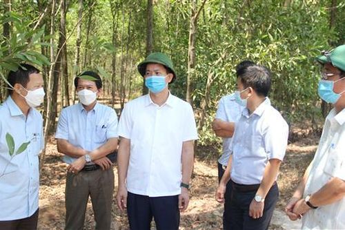 Bí thư Tỉnh ủy Quảng Trị Lê Quang Tùng kiểm tra thực địa Khu Công nghiệp Tây Bắc Hồ Xá