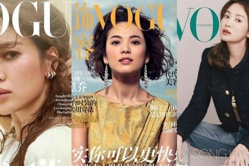 Choáng với loạt kỷ lục có 1-0-2 trên các ấn phẩm VOGUE của 'đại minh tinh' Song Hye Kyo
