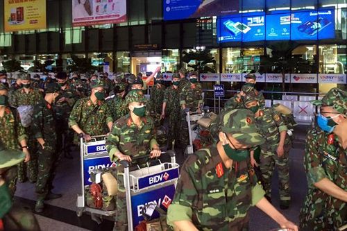 293 quân nhân Học viện Quân y đã đến TP Hồ Chí Minh để cùng tham gia chống dịch