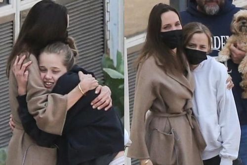 Mẹ con Angelina Jolie xuất hiện ở bệnh viện, con gái từng định chuyển giới của cô gây sốt
