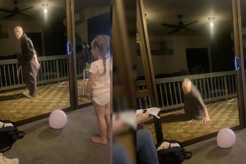 Cụ ông trổ tài nhảy dây trước mặt cháu gái và sự cố nguy hiểm
