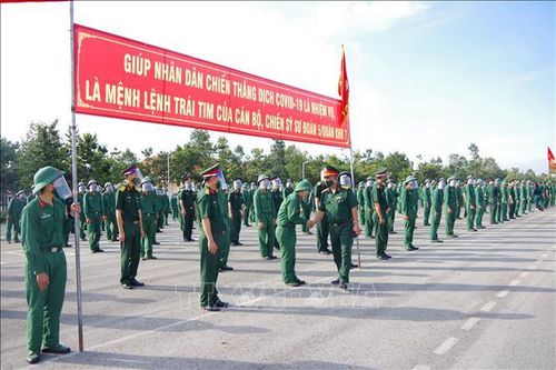 Sư đoàn 5 - Quân khu 7 xuất quân hỗ trợ TP Hồ Chí Minh chống dịch