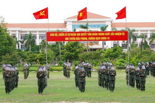 1.000 cán bộ, chiến sĩ Sư đoàn 309 hỗ trợ TP Hồ Chí Minh chống dịch