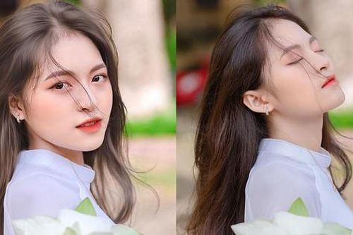 Hoa khôi trường Y sở hữu vẻ đẹp ngọt ngào 'gây thương nhớ' trong tà áo dài