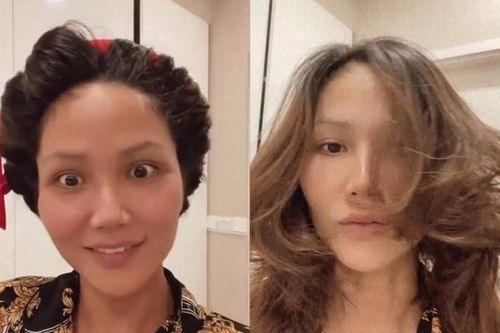Cười té ghế vì H'Hen Niê lấy vải uốn tóc, quên cả cách make up vì nghỉ dịch quá lâu