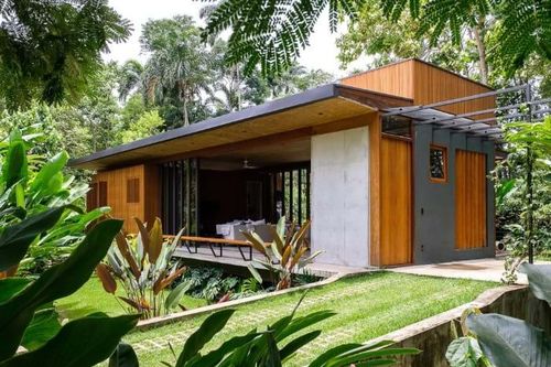 Ngôi nhà bằng gỗ bình dị nhưng tiêu biểu cho kiến trúc 'xanh'