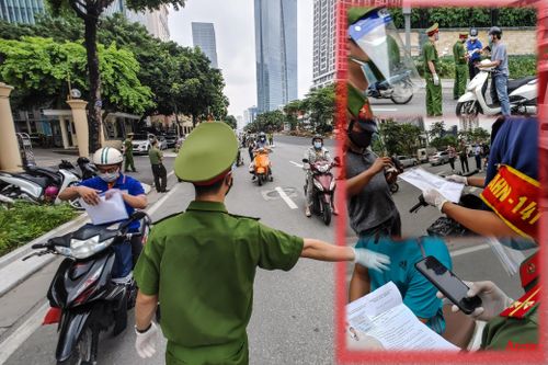 6 tổ công tác đặc biệt của CATP: Kiểm soát chặt giấy đi đường, chưa yêu cầu quét mã QR trong nội thành