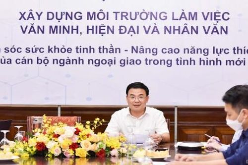 Bộ Ngoại giao lần đầu tiên tổ chức Tọa đàm về chăm sóc sức khỏe tinh thần cho cán bộ