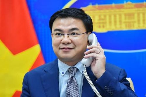 Thứ trưởng Ngoại giao Phạm Quang Hiệu điện đàm với Quốc vụ khanh Nigeria Zubairu Dada