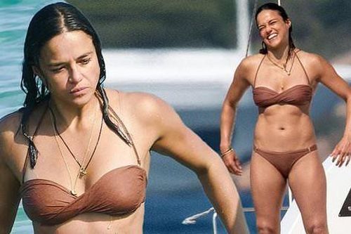 'Đả nữ' Letty của 'Fast & Furious' khoe dáng với bikini ở biển