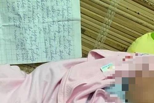 Bé trai sơ sinh bị bỏ rơi dưới gầm cầu cùng bức thư nhờ nuôi kèm 2,2 triệu đồng