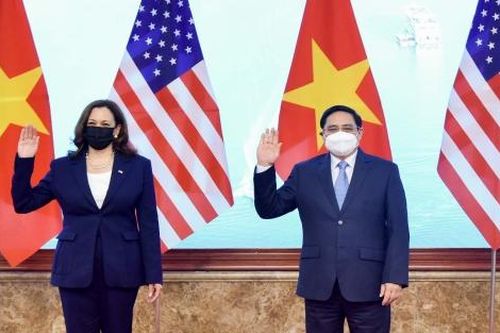 Thủ tướng Phạm Minh Chính tiếp Phó Tổng thống Mỹ Kamala Harris