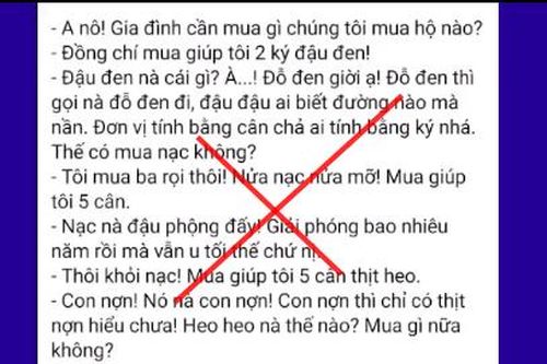 Thông tin trên mạng xã hội 'bộ đội đi chợ nói ngọng' là tin sai sự thật