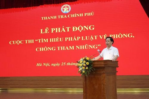 Phát động Cuộc thi 'Tìm hiểu pháp luật về phòng, chống tham nhũng'