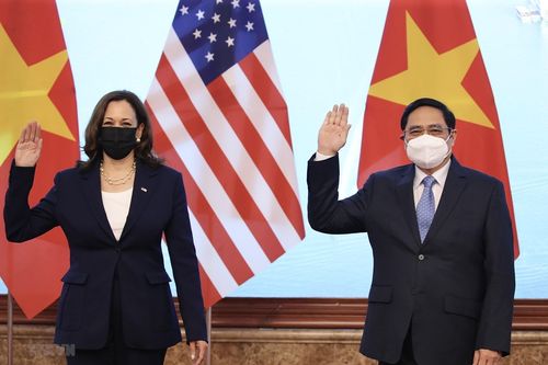 Thủ tướng tiếp Phó Tổng thống Hoa Kỳ Kamala Harris