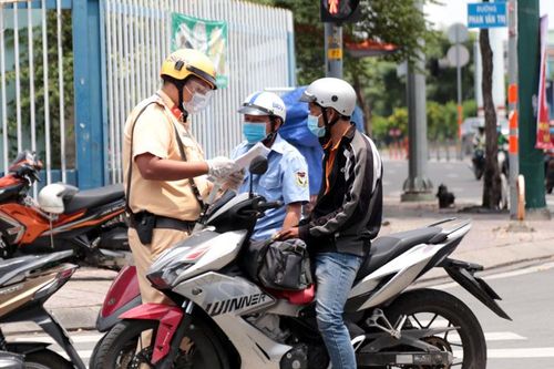 CSGT TP Hồ Chí Minh xử phạt 760 trường hợp vi phạm trong hai ngày 23 và 24/8