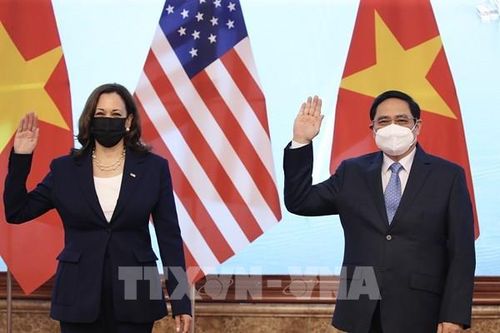 Thủ tướng Phạm Minh Chính tiếp Phó Tổng thống Hoa Kỳ Kamala Harris