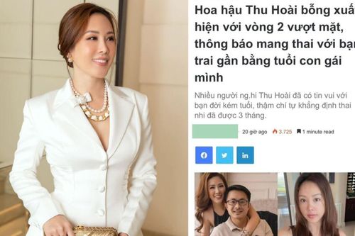 Hoa hậu Thu Hoài bức xúc vì bị nói có chồng bằng tuổi con gái
