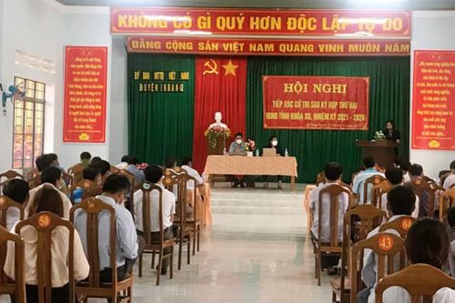 Đại biểu HĐND tỉnh Gia Lai tiếp xúc cử tri tại huyện Kbang