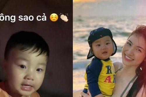 Hòa Minzy chia sẻ cách giúp bé Bo nín khóc, netizen trầm trồ về cách dạy con văn minh