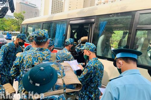 Lực lượng quân đội tham gia chống dịch tại Nha Trang