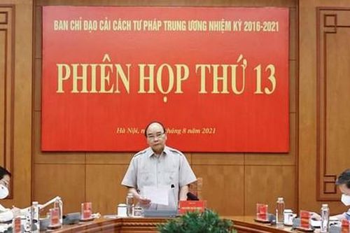 Ban Chỉ đạo cải cách tư pháp Trung ương cho ý kiến về xét xử trực tuyến