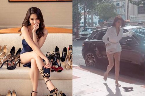 Ngọc Trinh nhiều lần suýt vồ ếch vì những đôi giầy cao gót xịn xò đắt đỏ
