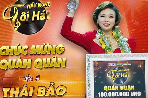 Ca sĩ Thái Bảo đoạt giải quán quân 'Hãy nghe tôi hát 2021'