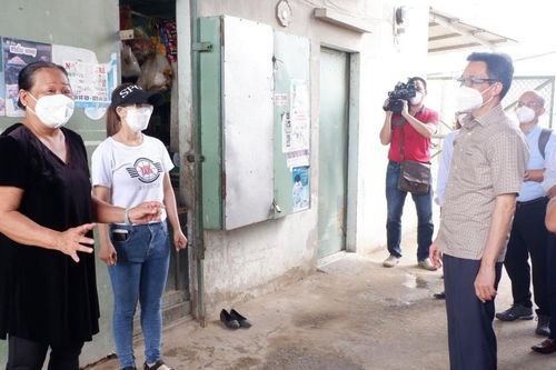 Phó Thủ tướng Vũ Đức Đam kiểm tra công tác phòng, chống dịch tại Long An