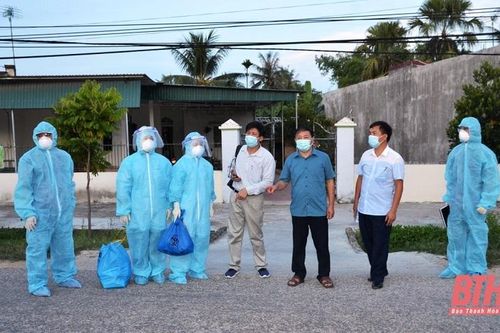 Thần tốc truy vết, xét nghiệm các trường hợp có nguy cơ để kiểm soát dịch tại huyện Nông Cống