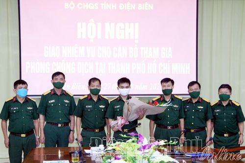 Giao nhiệm vụ cho cán bộ quân y tham gia phòng, chống dịch Covid-19 tại TP. Hồ Chí Minh