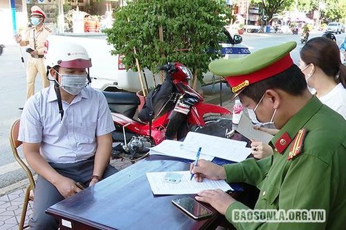 Mai Sơn xử lý 49 vụ vi phạm quy định phòng, chống COVID-19
