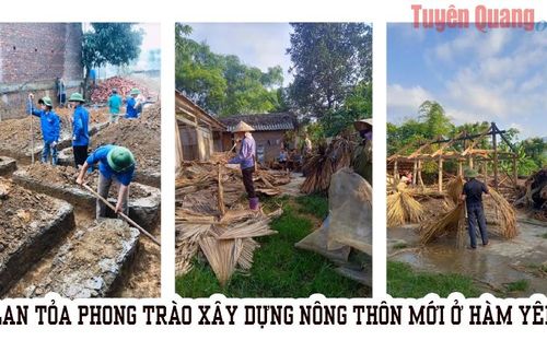 Lan tỏa phong trào xây dựng nông thôn mới ở Hàm Yên