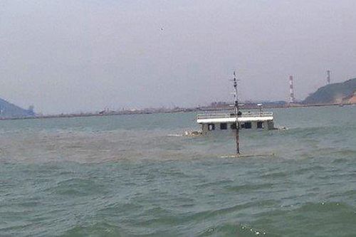 Tàu hàng nghìn tấn chìm ở biển Nghi Sơn