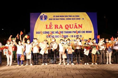 Lai Châu chi viện lực lượng y tế hỗ trợ TP Hồ Chí Minh chống dịch COVID-19