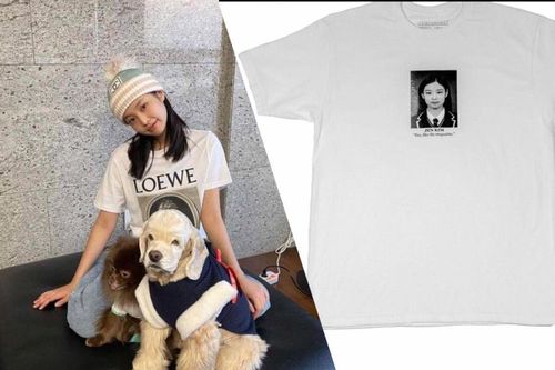 Áo thun in hình Jennie Black Pink nhìn như ảnh thờ khiến fan tranh cãi
