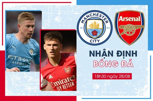 Nhận định bóng đá Man City vs Arsenal vòng 3 Ngoại Hạng Anh