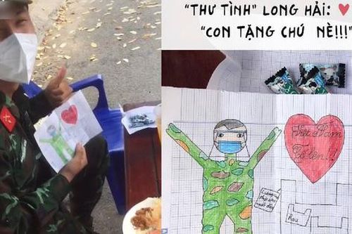 Được tặng 'thư tình' tận tay, chiến sĩ bộ đội vỡ òa hạnh phúc