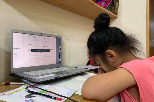 Nhiều phụ huynh gặp khó khăn khi con học lớp 1 online