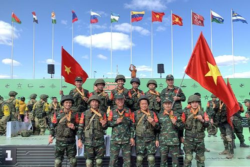 Đội tuyển Công binh Việt Nam giành Huy chương Đồng