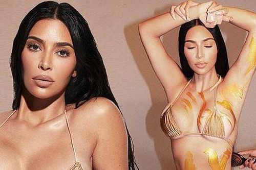 Kim Kardashian tung ảnh bikini siêu bé giữa tin đồn tái hợp Kanye West