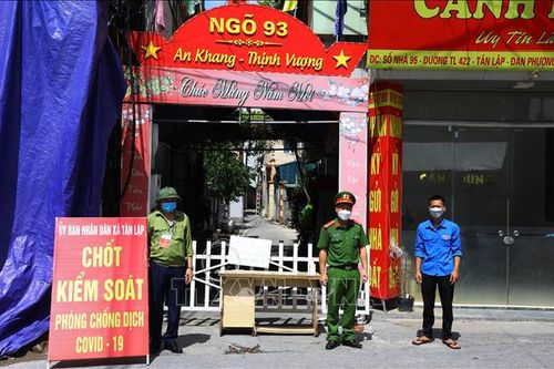 Ngày đầu thực hiện phong tỏa xã có 25.000 nhân khẩu ở huyện Đan Phượng