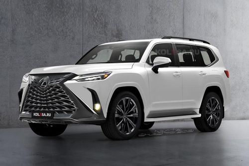 Hình ảnh thiết kế của Lexus LX thế hệ mới