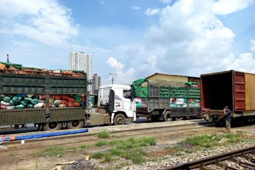 Ngành đường sắt vận chuyển gần 1.000 tấn hàng hóa hỗ trợ miền Nam chống dịch COVID-19