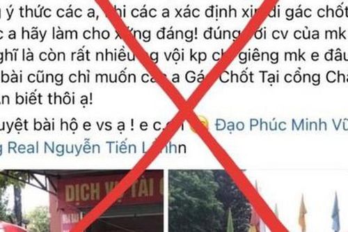 Đưa tin sai sự thật về chốt kiểm dịch, người phụ nữ bị phạt 10 triệu đồng