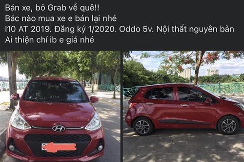 'Treo xe' hàng tháng trời, tài xế Grab ngậm ngùi rao bán xe, lấy tiền trả nợ