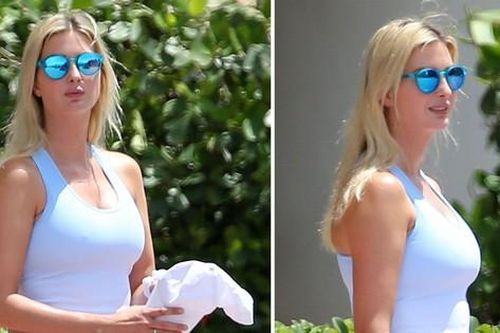 Ivanka Trump tái xuất, cùng con gái lớn đi tập thể dục
