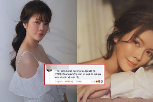 Lý Nhã Kỳ có màn 'phản dame' cực gắt khi bị chê già nua, 'cà 7749 cái app'